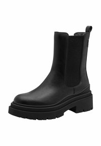 Tamaris CHELSEA - Bottines à plateau - black matt