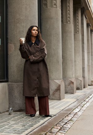 Soaked in Luxury, SOAKED IN LUXURY SLJENNAH CADE COAT - Trench - chocolate brown