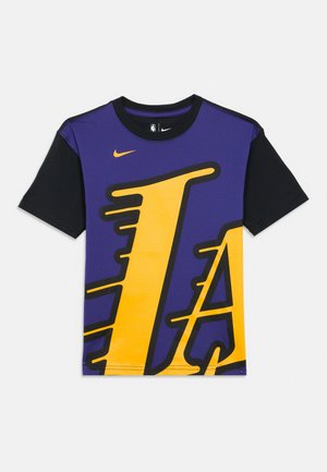 Nike Performance NBA LOS ANGELES LAKERS BOYS TEE UNISEX - Sportovní tričko - black