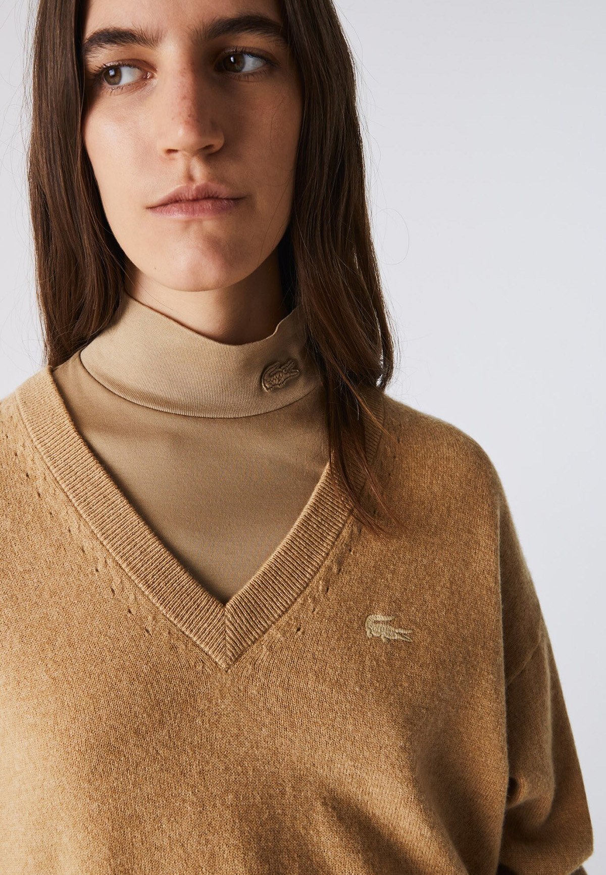 Lacoste Jumper - beige - Zalando.de