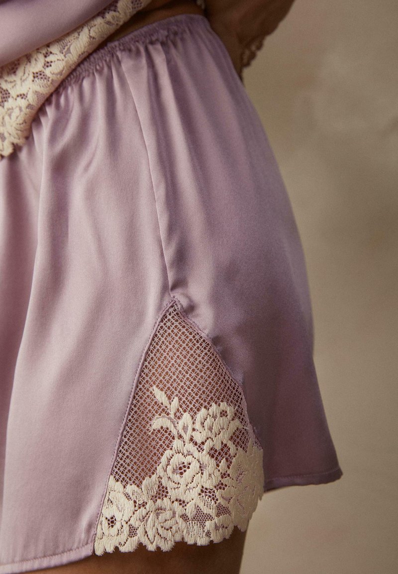 Damen Nachthemden | Intimissimi PRETTY FLOWERS Nachtwäsche Hose orchidee elfenbein purple/nude - BM30211 Damen Nachthemden | Intimissimi PRETTY FLOWERS Nachtwäsche Hose orchidee elfenbein purple/nude - BM30211