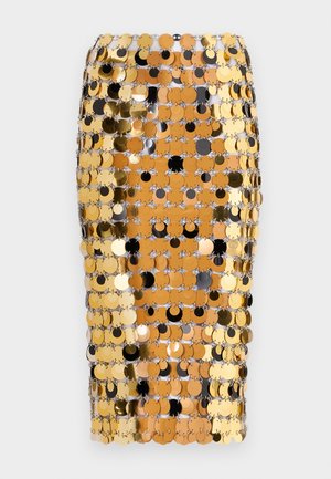 Rabanne Jupe crayon - brown/black