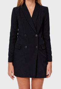 Stradivarius Manteau court - black