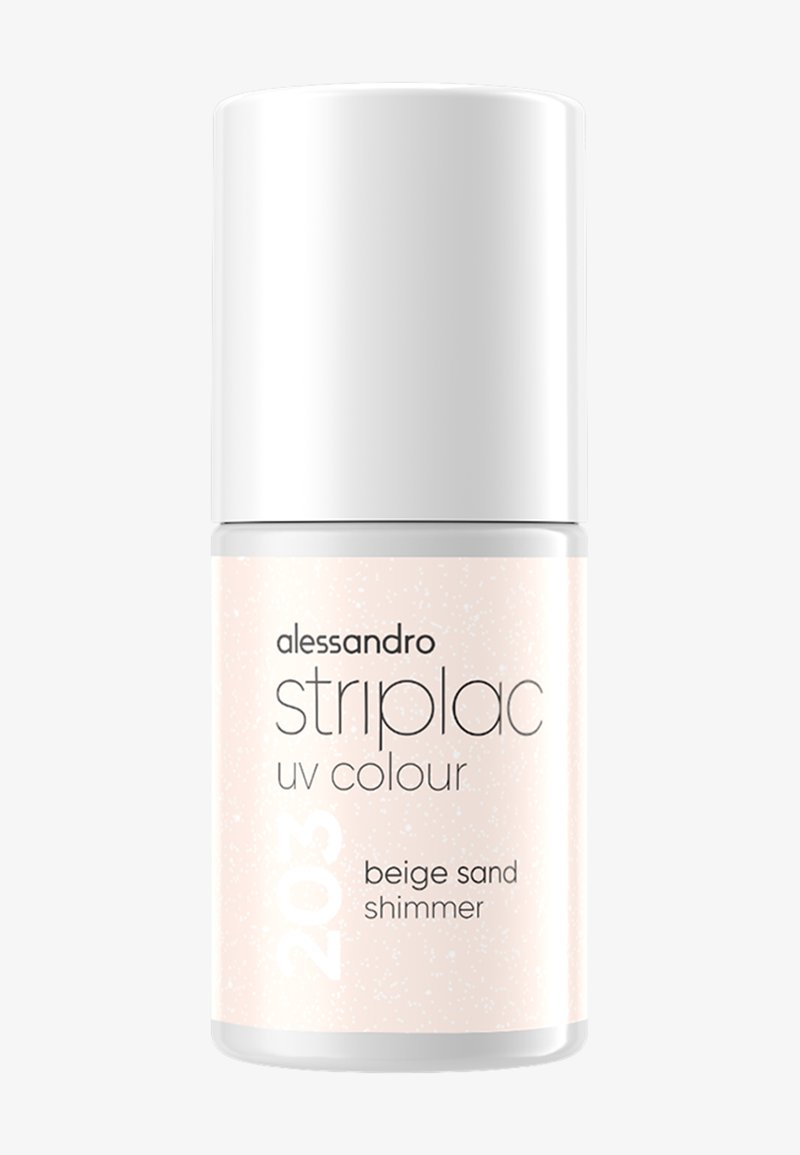 alessandro - STRIPLAC UV COLOUR - Nail polish - beige sand shimmer, Enlarge