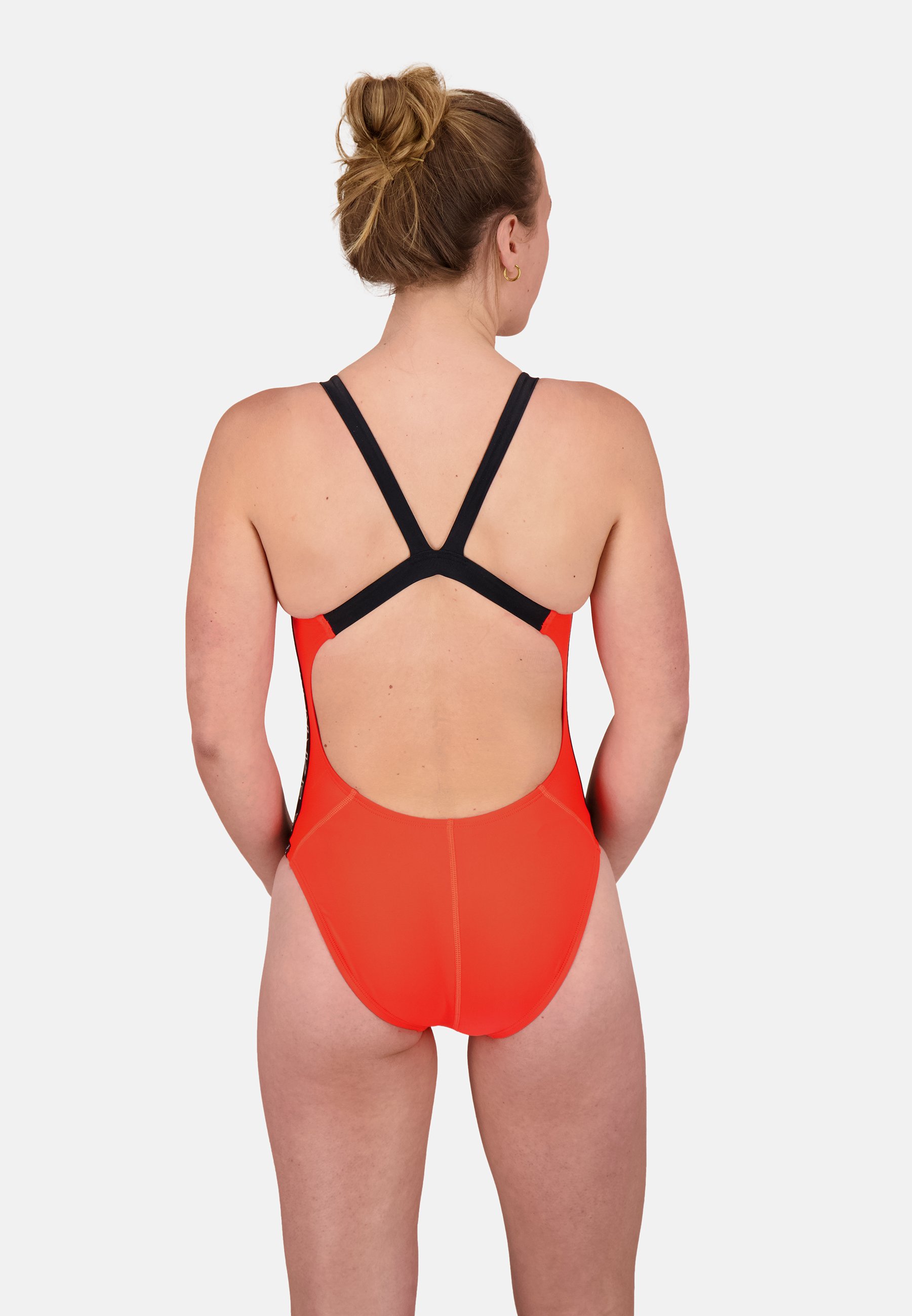 Nike Swim LOGO TAPE FASTBACK - Swimsuit 