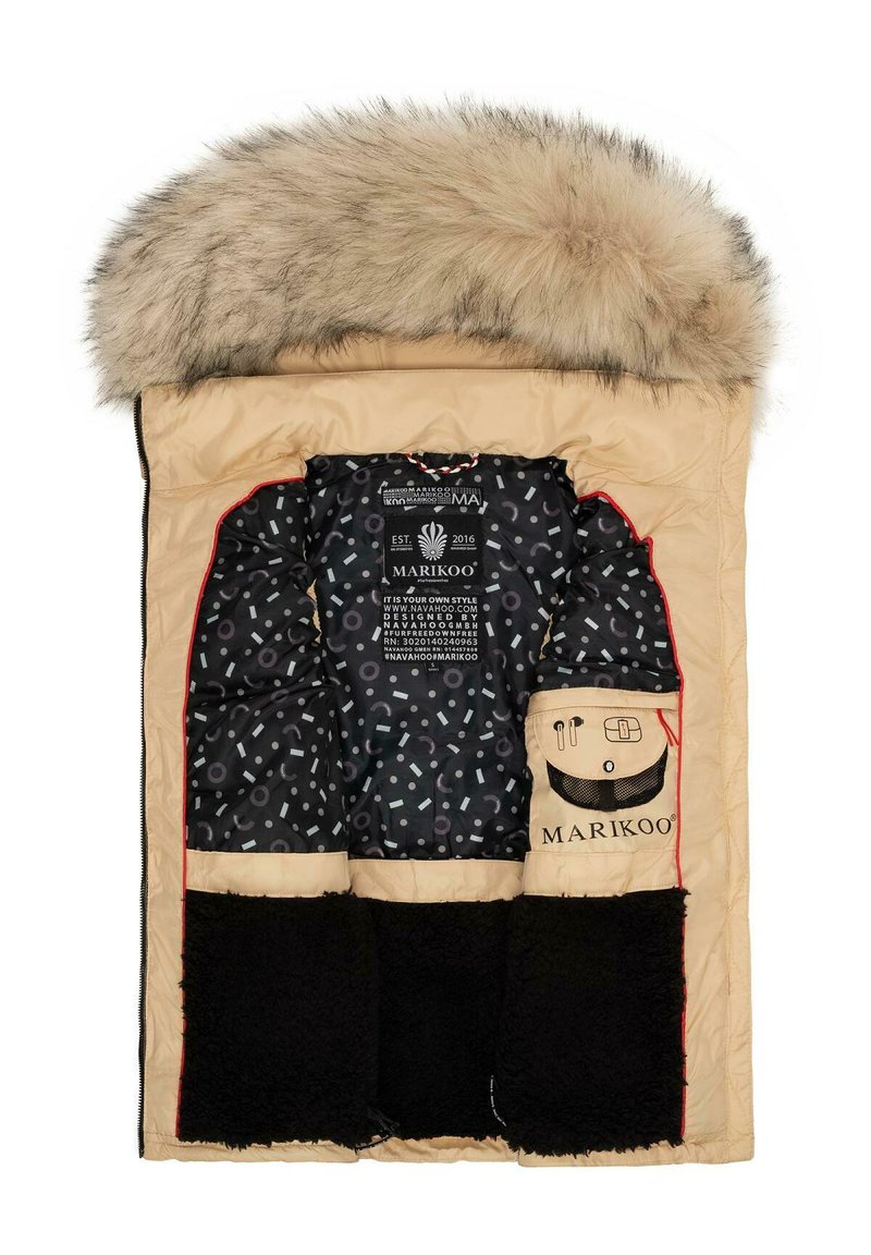 Damen Leichte Jacken | Marikoo Weste beige - GJ71659 Damen Leichte Jacken | Marikoo Weste beige - GJ71659