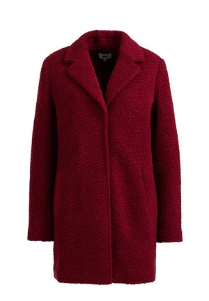 WE Fashion Abrigo corto - mottled dark red