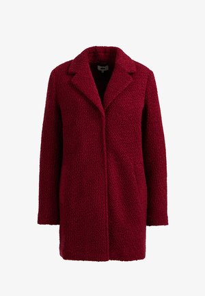 WE Fashion, Manteau court - mottled dark red