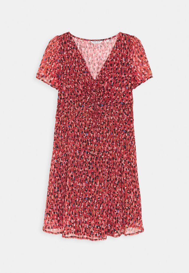 JESSICA - Day dress - rouge motif