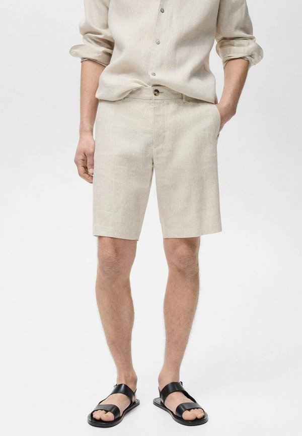 Shorts - kremowy   écru