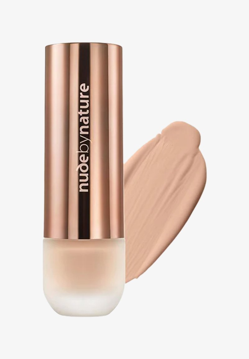 Nude by Nature NUDE BY NATURE FLAWLESS LIQUID FOUNDATION biały