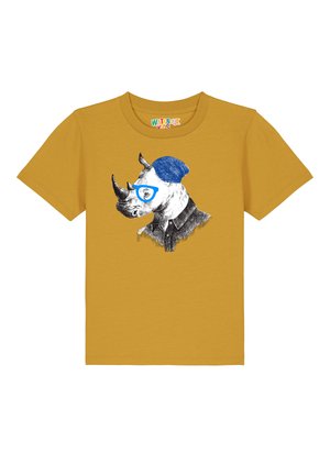 NASHORN - Print T-shirt - ochre