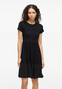 VILA Petite Abito in maglia - black