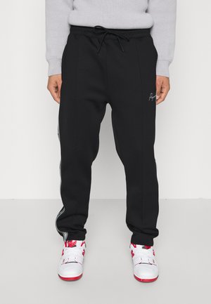 WIDE TRACK PANTS UNISEX - Joggebukse - black/cloud grey