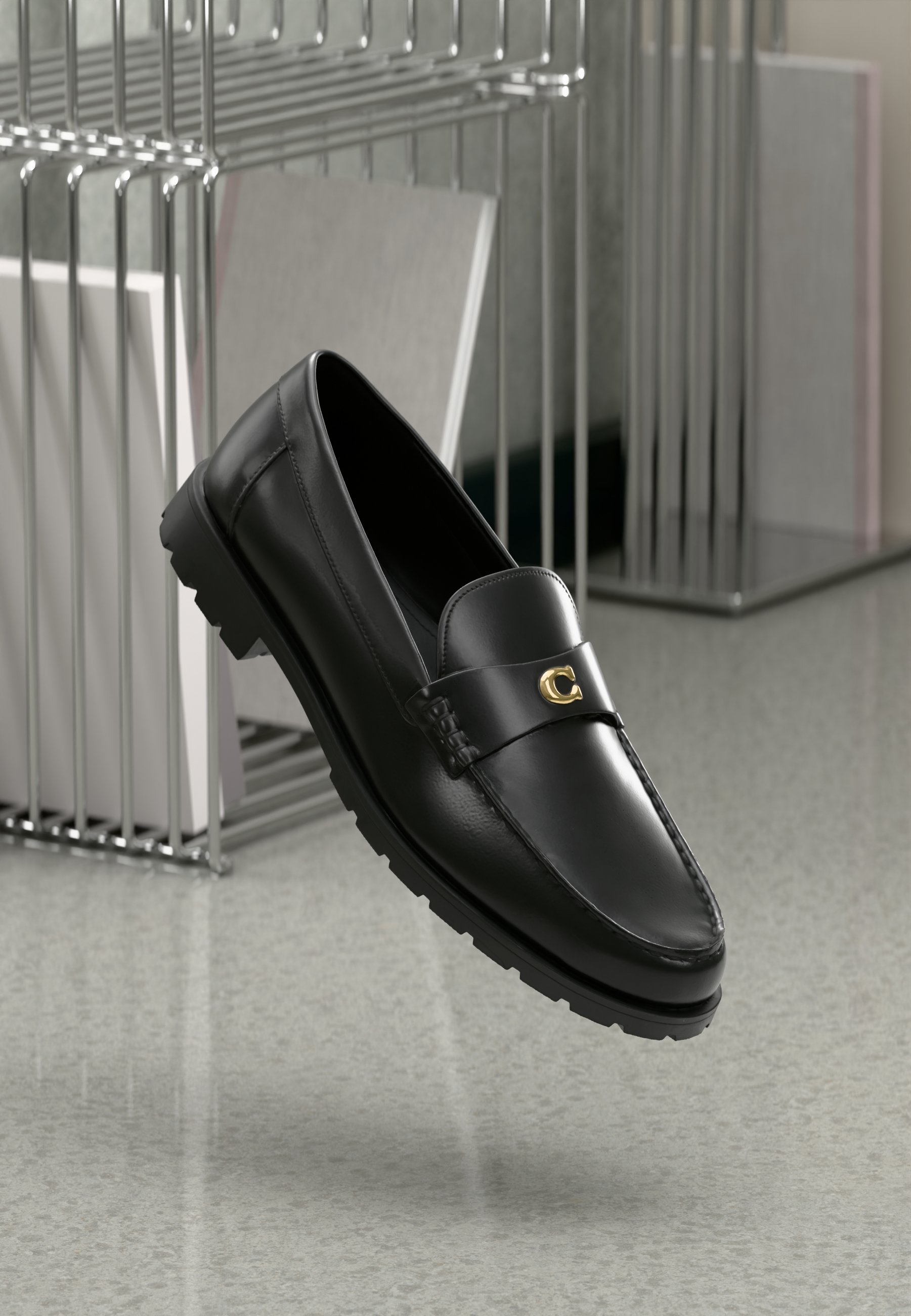 COACH JOCELYN LOAFER - Slip-ons - black - Zalando