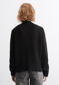 Marc O'Polo DENIM BUTTONS - Cardigan - black