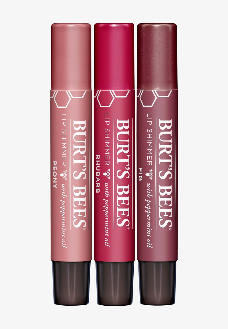 Burt's Bees KISSABLE COLOUR LIP SHIMMER GIFT SET Lippenbalsam rose