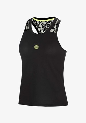 BIDI BADU, TANK-TOP NIGHT FLASH RACERBACK LACE TANK G - Top - black