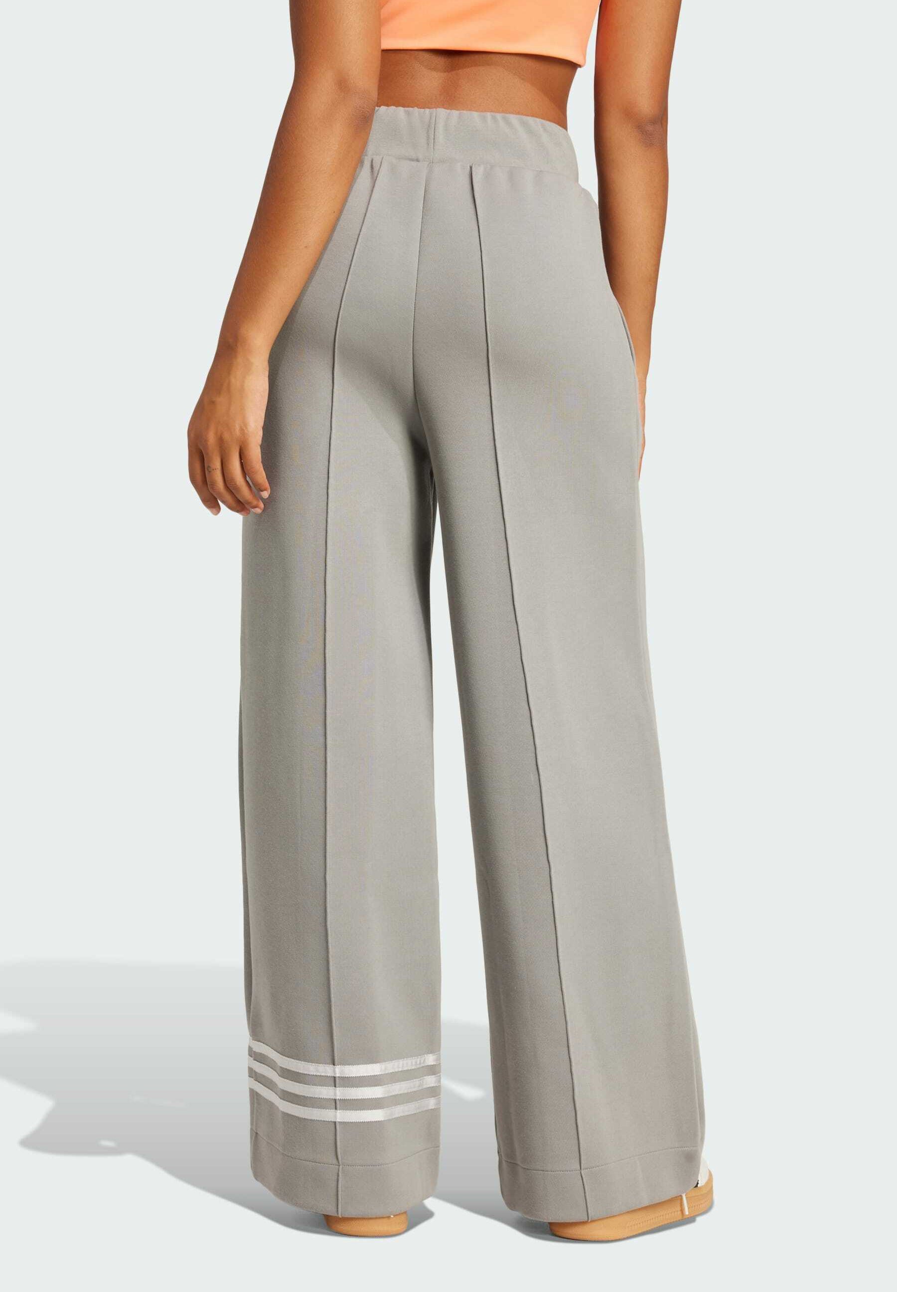 【ADIDAS】originals 25SS Wide track pants grey★追跡可 adidas Originals ADILENIUM SEASONAL 3 OVERSIZED WIDE TRACK