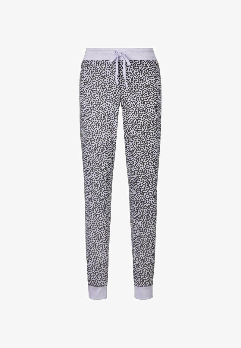 Leopardenmuster Sweatpants mit einem elastischen Bund und verstellbarem Kordelzug. Weicher Stoff mit gerippten Bündchen an den Knöcheln.