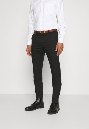 MOTT CLASSIC SLIM FIT - Chino kalhoty - black