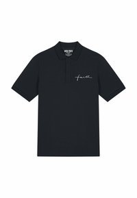 FAITH EMBROIDERY UNISEX - Poloshirt - black