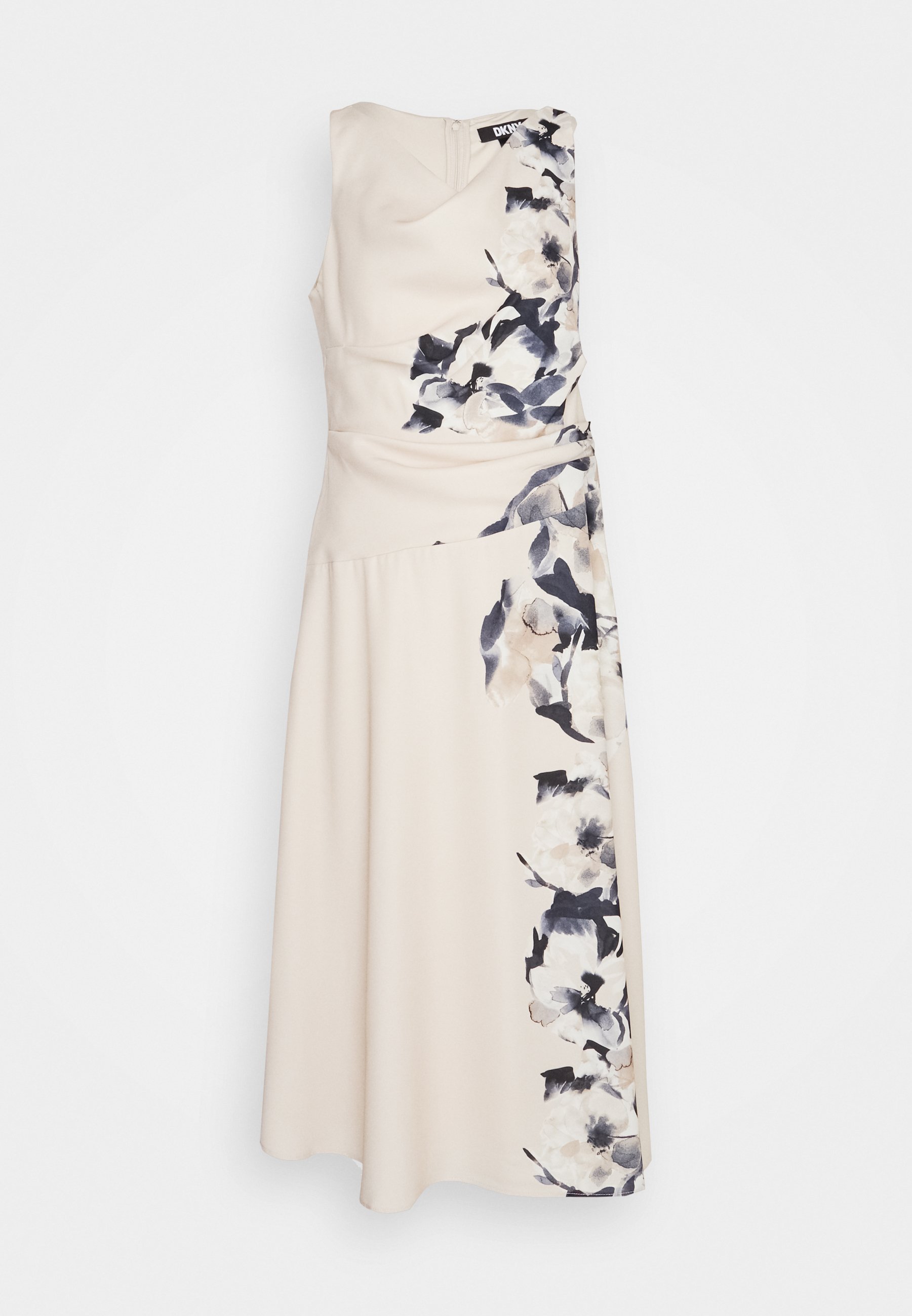print chiffon halter maxi dress Floral Chiffon Halter Maxi Dress with Slit