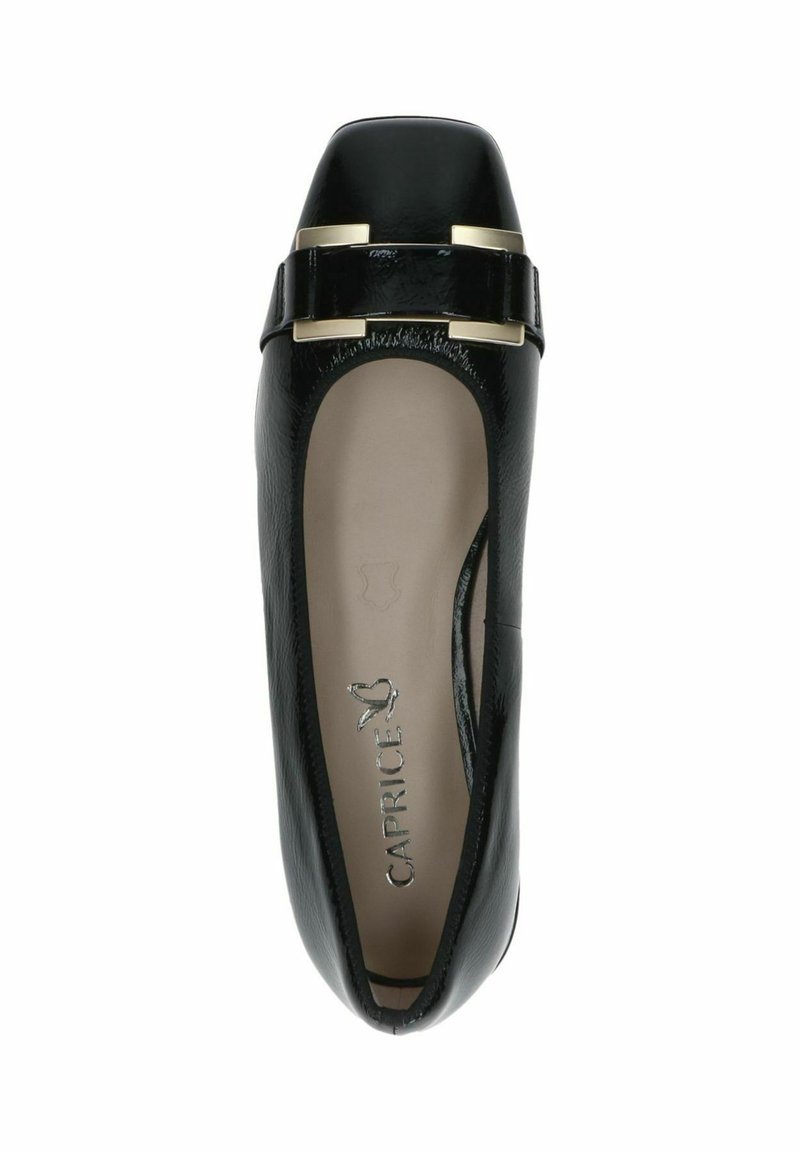 Caprice Ballerina's black naplak/zwart