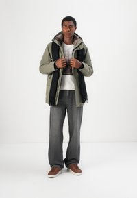TOM TAILOR FIELDJACKET - Wintermantel - smokey olive green