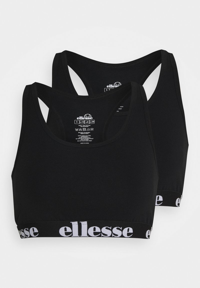Ellesse - MOLIA 2 PACK - Brassière - black, Agrandir