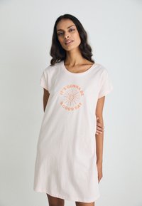 LASCANA - VIVANCE DREAMS BY LASCANA VD MOON SMILE BIGSHIRT - Spalna srajca - light pink Miniaturna slika 1
