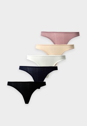 Anna Field, 5 PACK - String - black/white/beige/mauve/navy