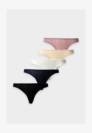 Anna Field by Zalando, 5 PACK - Τάνγκα - black/white/beige/mauve/navy