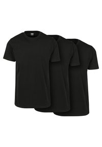 Urban Classics 3 PACK - T-shirt basic - black