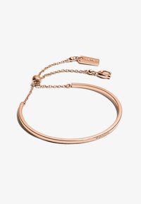 Unselected, rose gold coloured