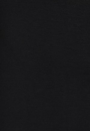 BASIC LONG SLEEVE + LEGGINGS RUSHING IN SIDE SEAM AND WAISTBAND - Pizsamák - black