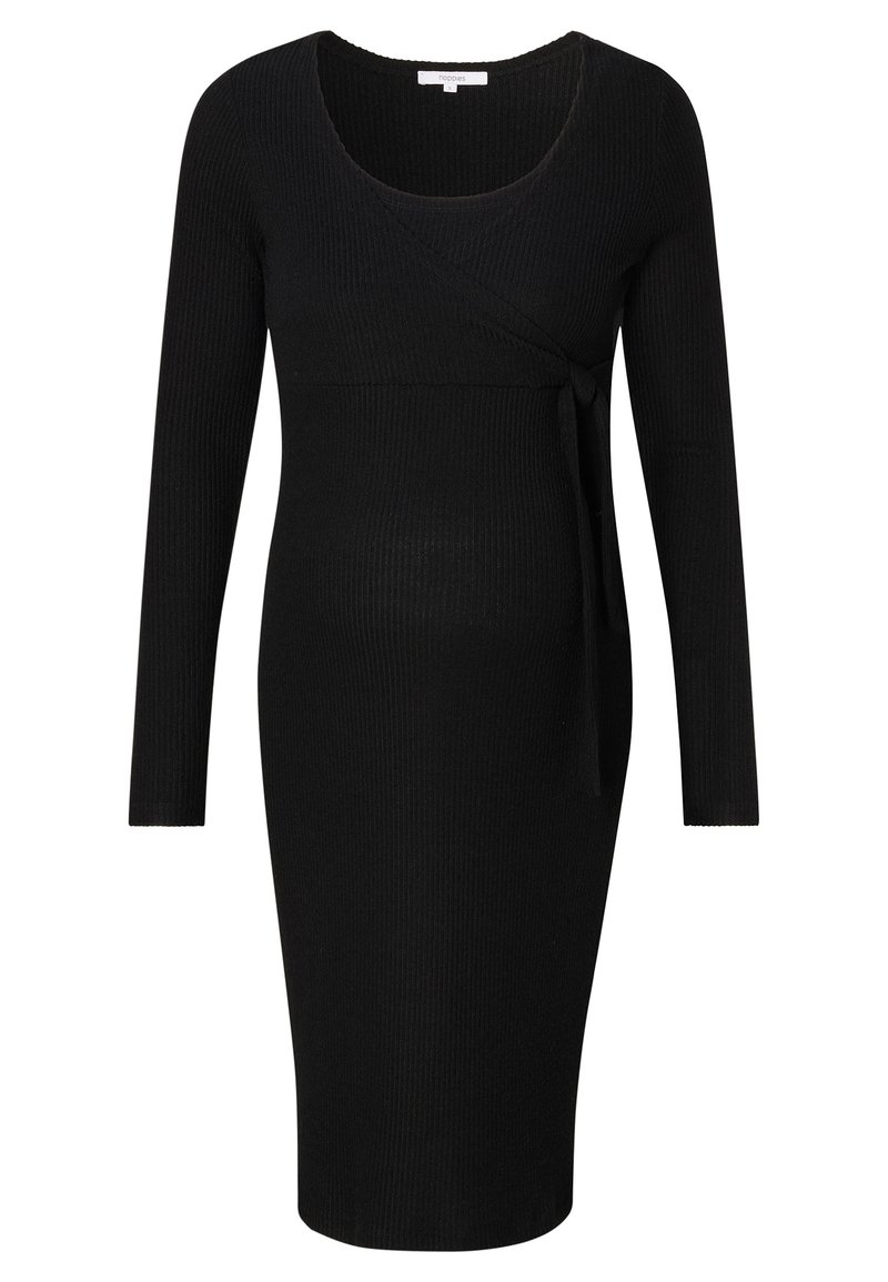 Noppies Gebreide jurk gemêleerd zwart