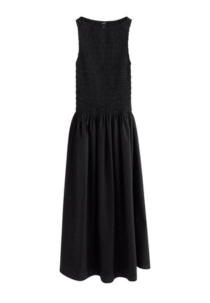 Lindex, LINDEX SLEEVELESS MIDI DRESS WITH SMOCK LINDEX - Maxikjoler - black