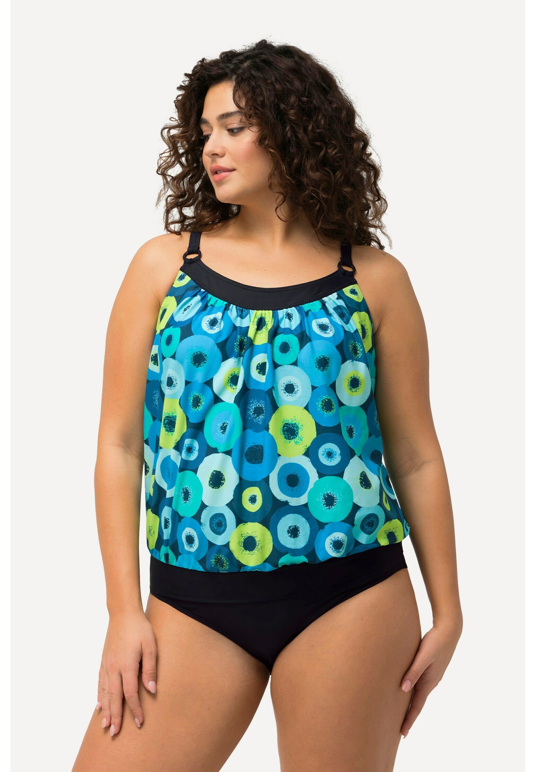 Costume Intero Ulla Popken Con Struttura Avvolgente E Drappeggio - Taglie Forti
