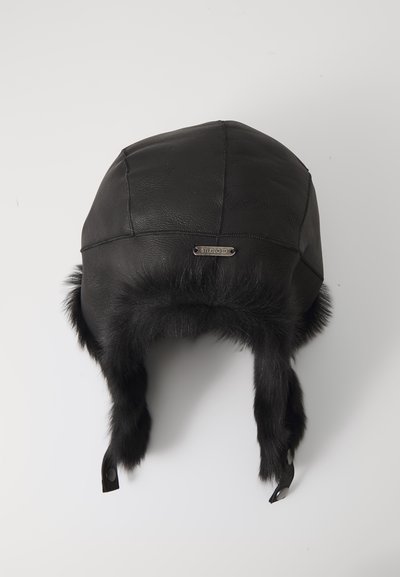 STUDIO ID REVERSIBLE AVIATOR HAT TOSCANA - Pipo - black