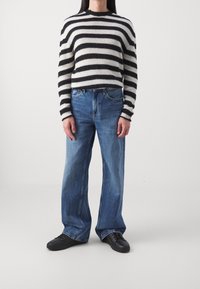 Calvin Klein Jeans Wijde jeans - dark-blue denim