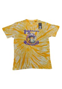 Paradiso Clothing JIMI HENDRIX ARE YOU EXPERIENCED TIE DYE - Print T-shirt - yellow
