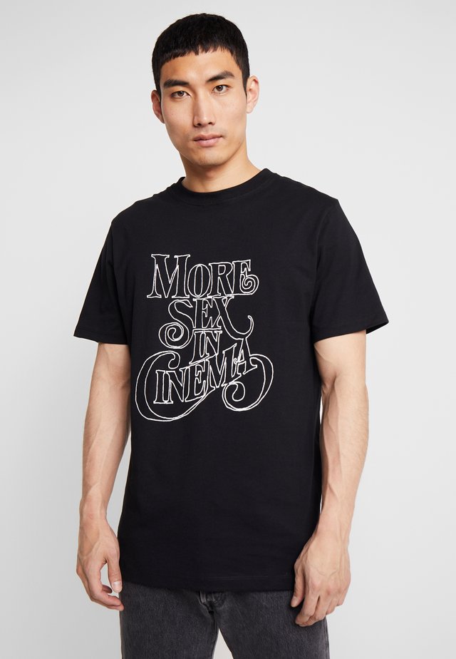 T-shirts med print - black