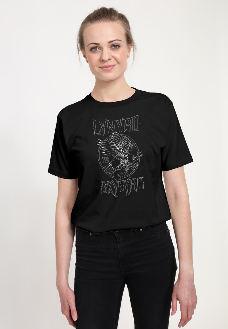 Henry Tiger Triko s potiskem - black