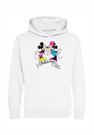 MICKEY CLASSIC ENDLESS LOVE - Kapuzenpullover - white
