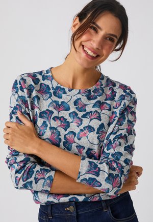 Damart, THERMOLACTYL - ROUND NECK LONG SLEEVE - Camiseta de manga larga - grey foliage