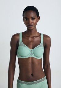 LASCANA NUANCE BY LASCANA MINIMIZER BRA - Modrček s kostjo - sage