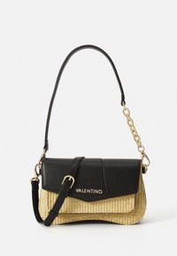 UNIKA - Bolso de mano - nero/natur