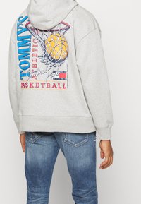 Tommy Jeans Felpa con cappuccio - mottled grey
