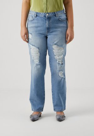 CARDAD  - Straight leg jeans - medium blue denim